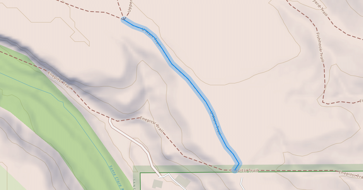 Map preview of U'Waiv Trail