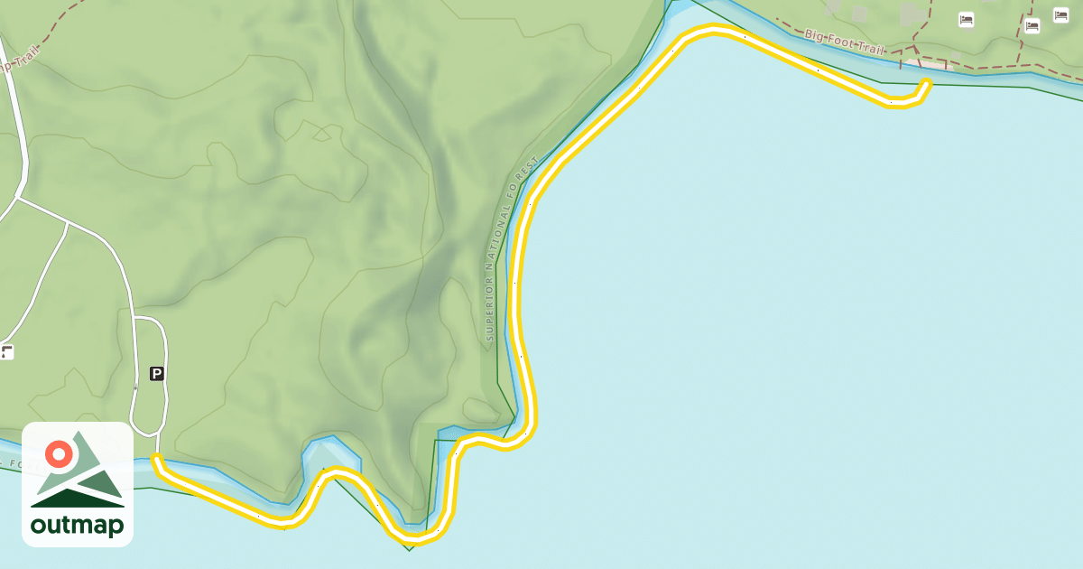 Map of Skijouring Loop
