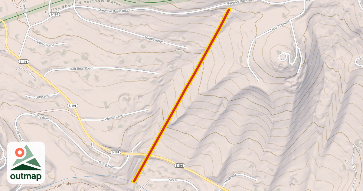 Map of Cascade 3