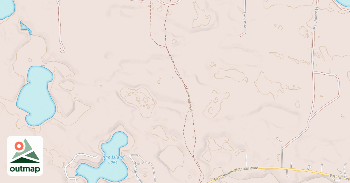 Map of Holton Motorcycle Trail