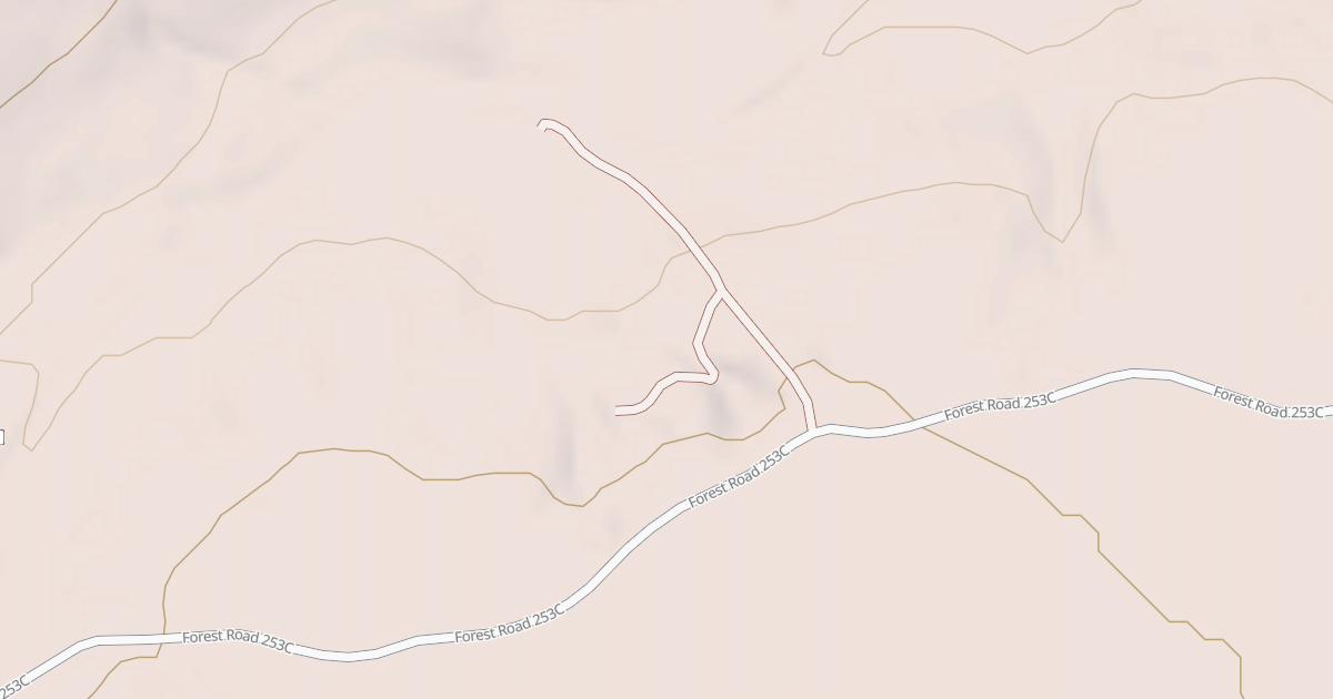 Map preview of USFS Motor Vehicle Use Map Roads {EE7C9067-EA58-44B4-BFC3-A1CAE8937A86}