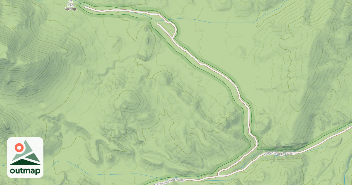 Map of RED SPRING ROAD