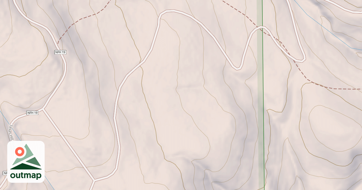Map of BIG VALLEY RIDGE SPUR