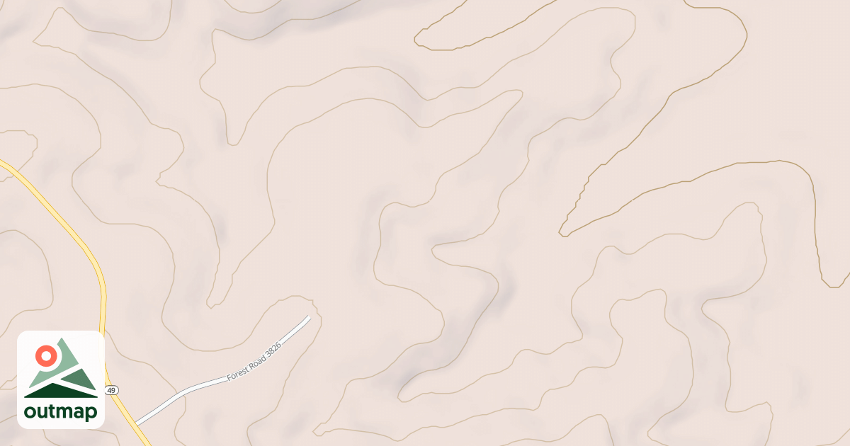 Map of WET HOLLOW RIDGE