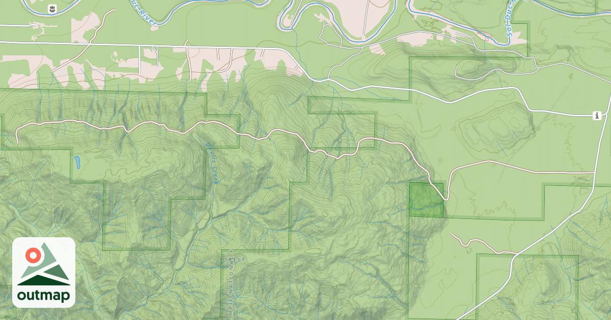 Map of USFS Motor Vehicle Use Map Roads {F6ACACDA-DF78-48F0-8AE3-45569247EBCC}