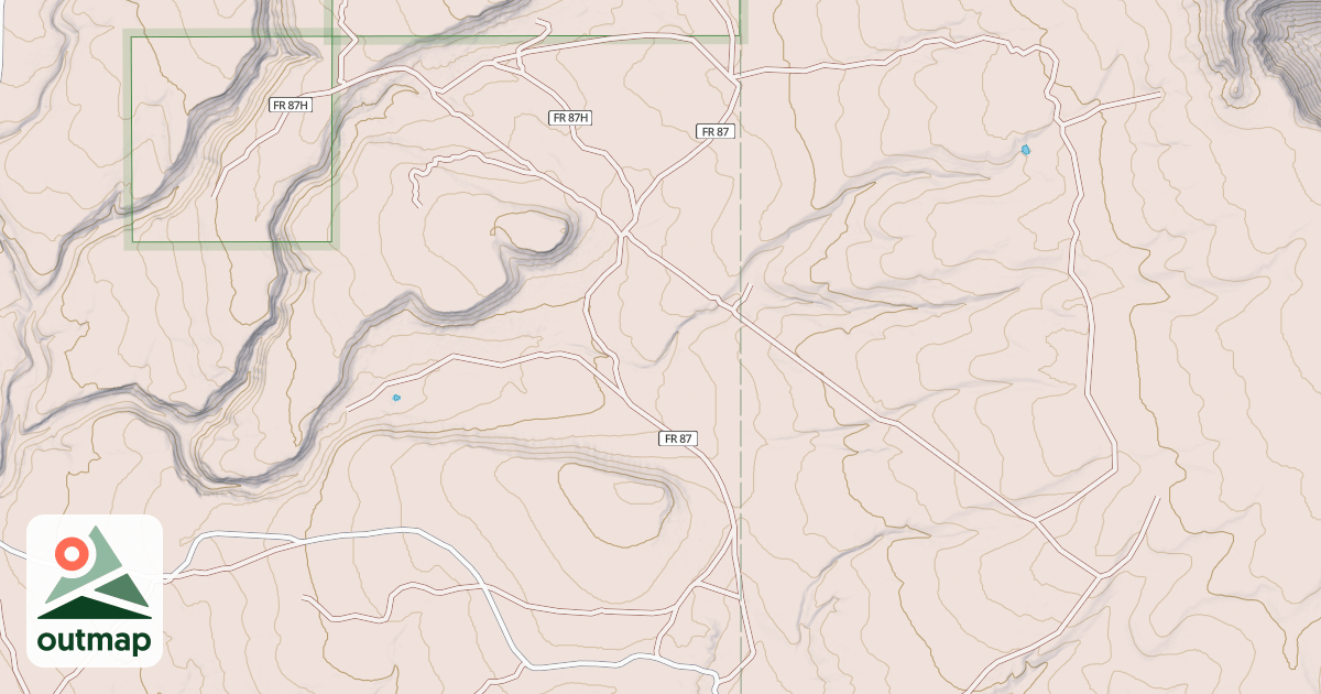 Map of NO AGUA TANK