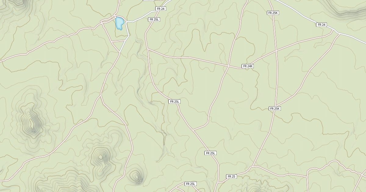 Map preview of USFS National Forest System Roads {6428D4F5-4BDE-453C-8889-6018C78C6A35}