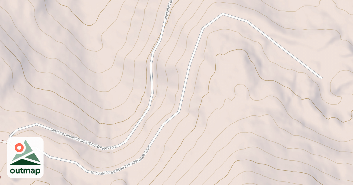 Map of USFS Motor Vehicle Use Map Roads {2C541E8D-971B-4A7B-9810-0F298EA79764}