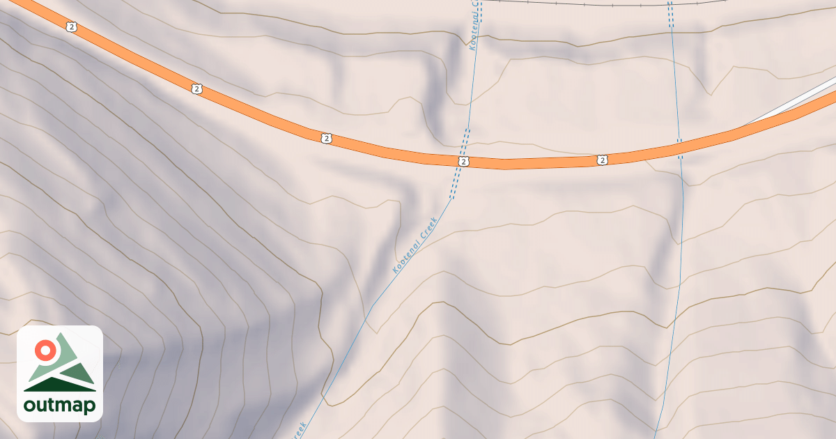 Map of HIDDEN TRAIL