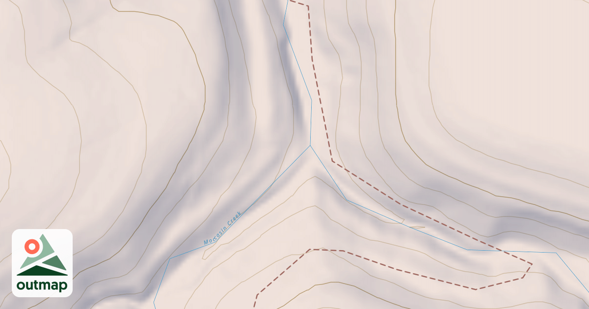 Map of Mg Black Oak Ridge A