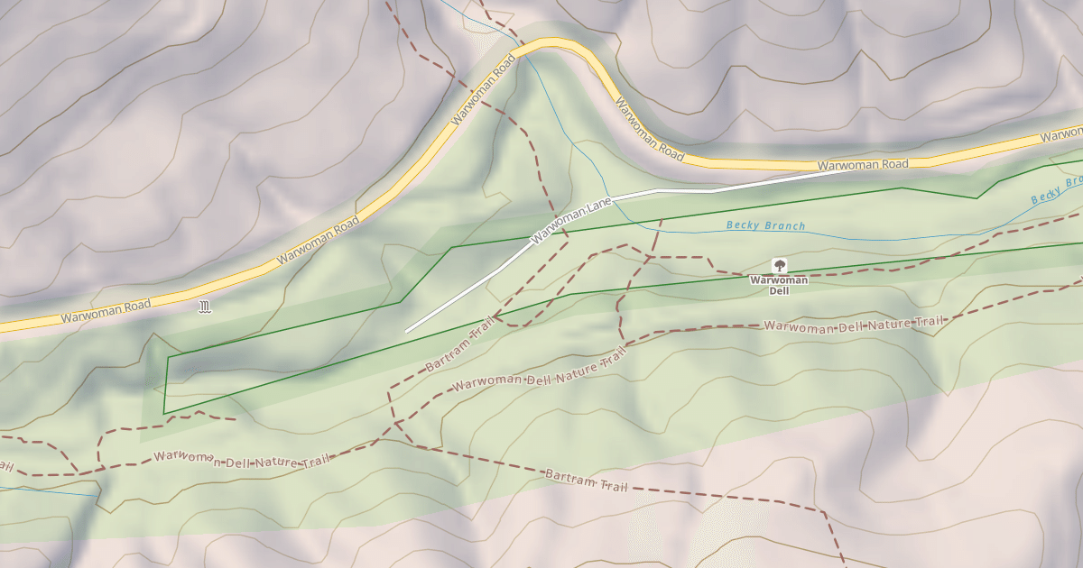 Map preview of WARWOMAN DELL