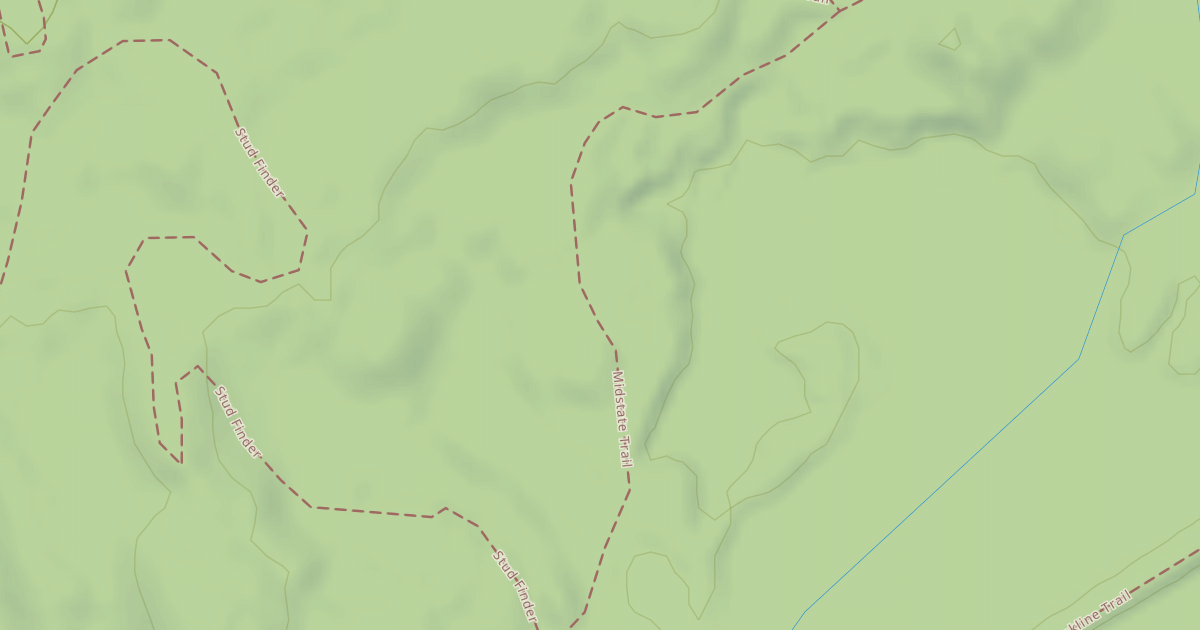Map preview of Midstate Trail