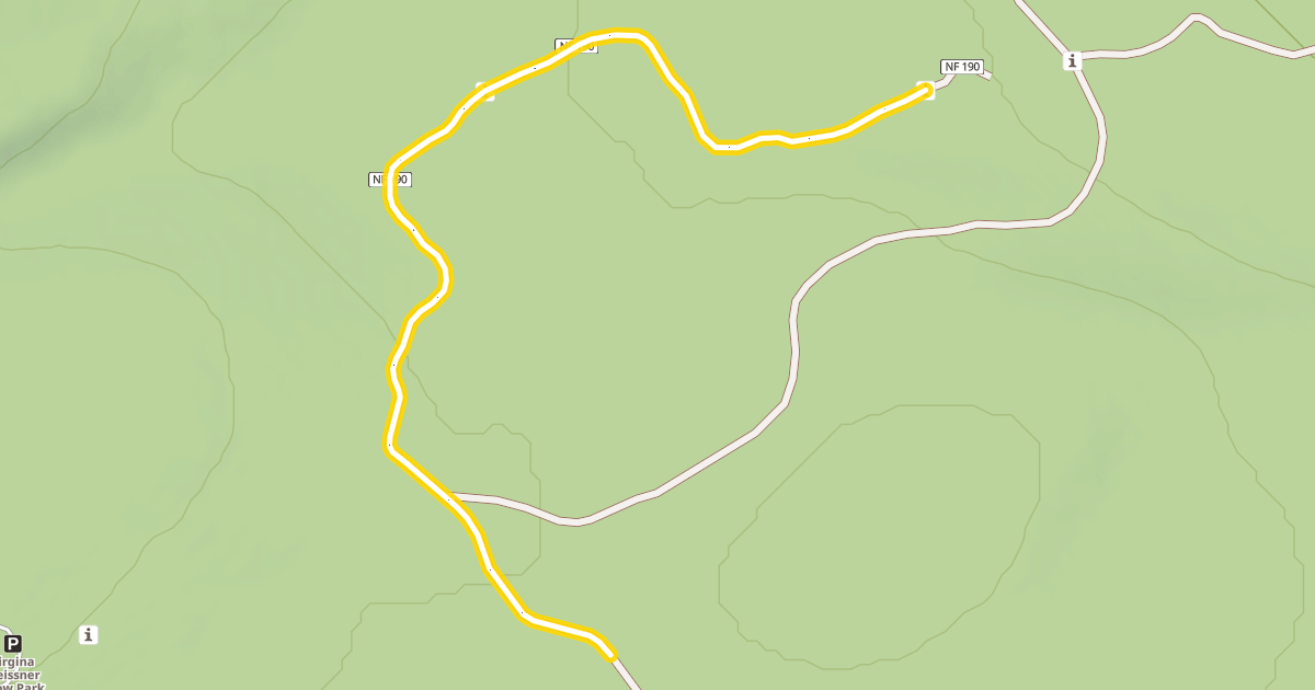 Map preview of Forest Road 4600-190