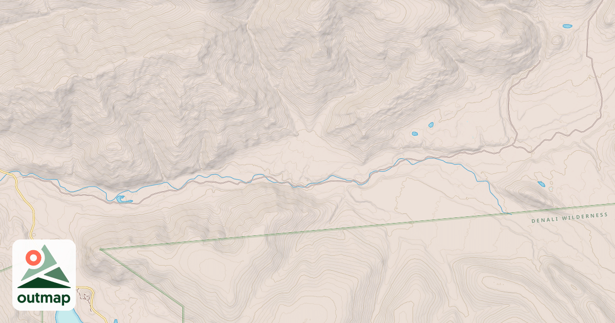 Map of Moose Creek Road