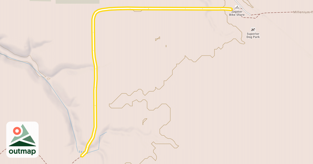 Map of Millenium Trail