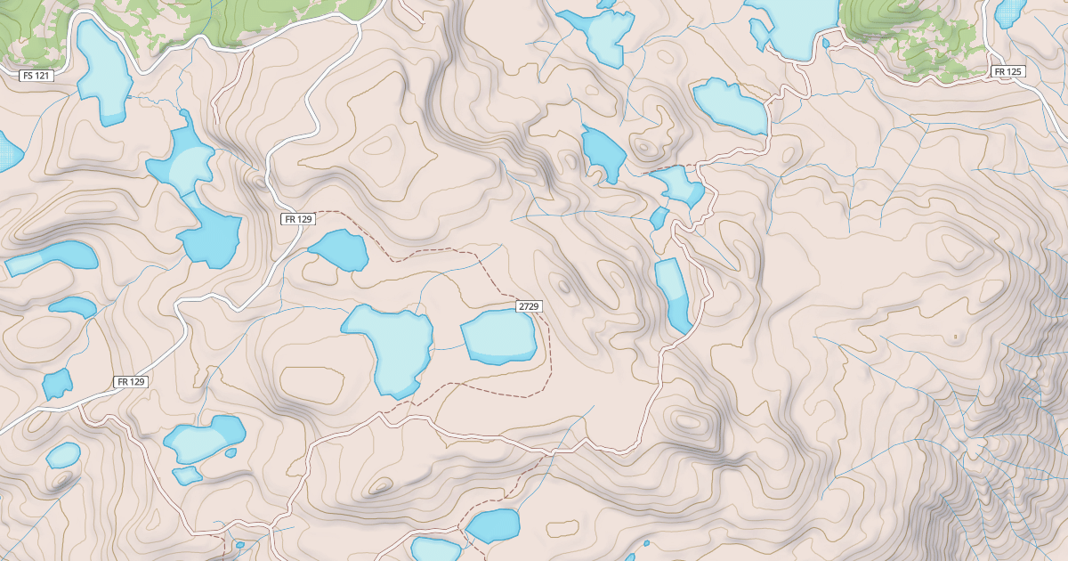 Map preview of USFS Motor Vehicle Use Map Trails 7110