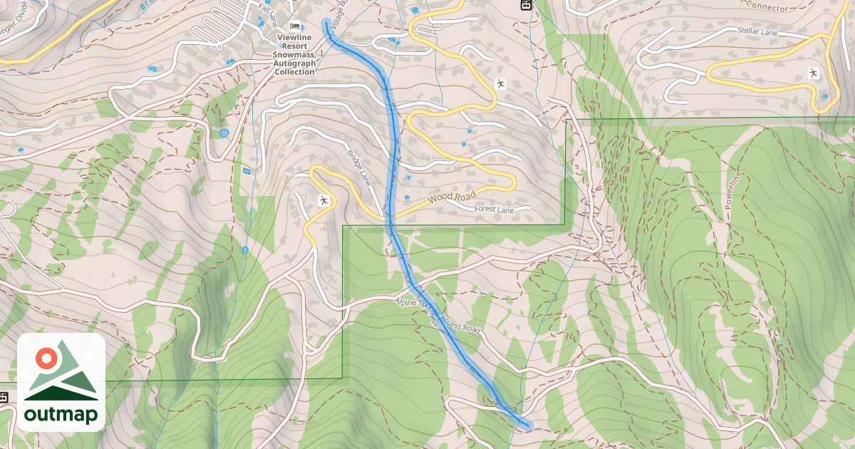 Map of Adams' Avenue (Lower)