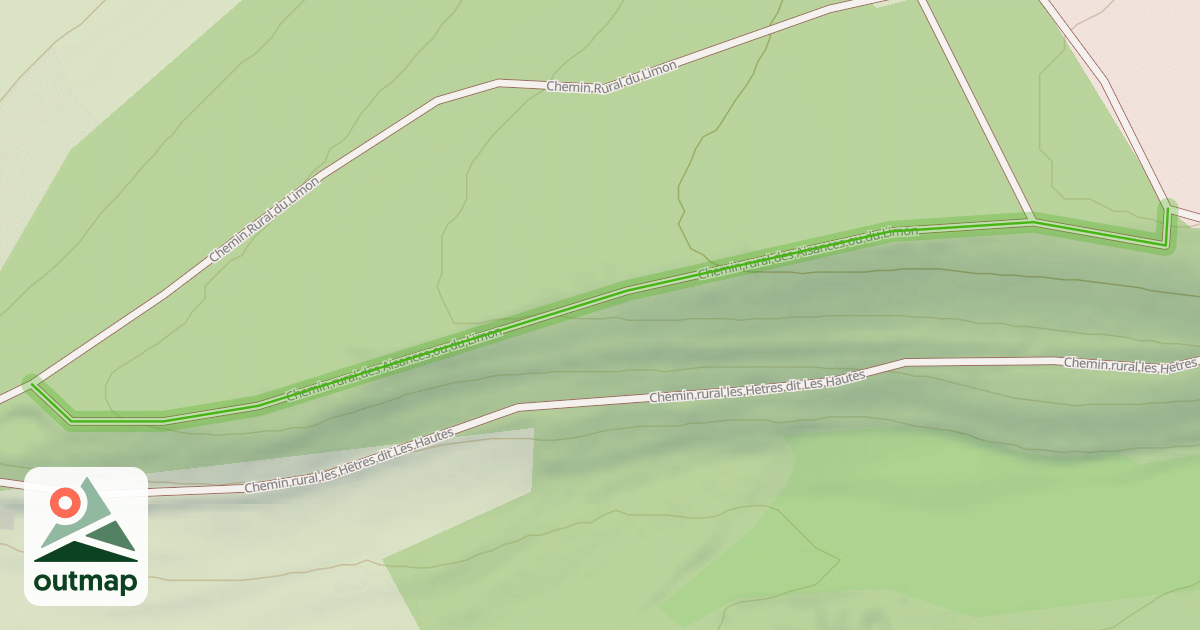 Map of Chemin rural des Aisances ou du Limon