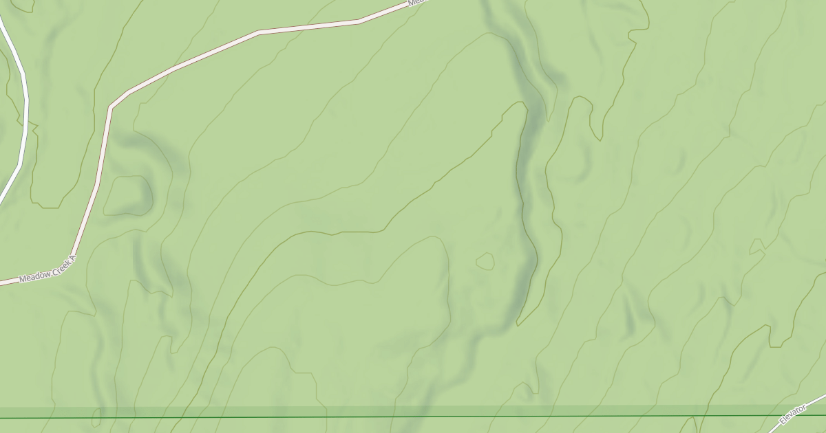 Map preview of MEADOW CREEK X