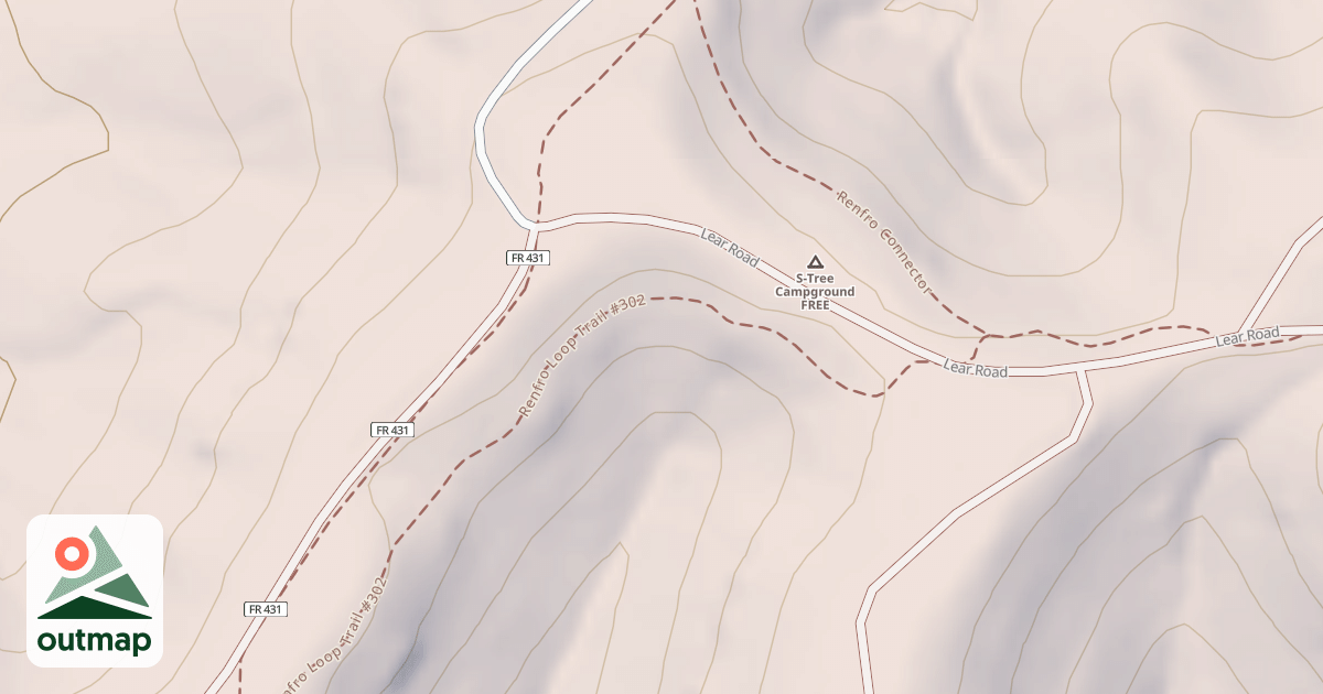 Map of Renfro Loop