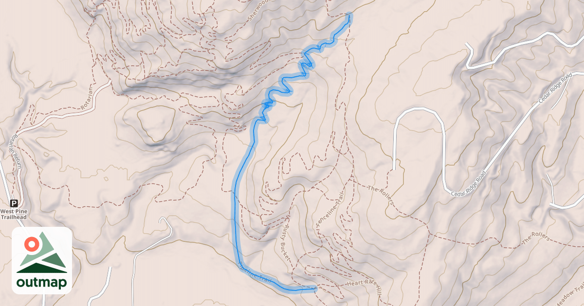 Map of Pipeline Trail