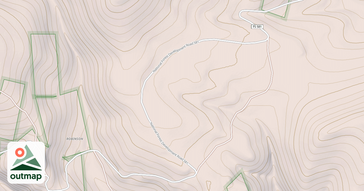 Map of CASTLE CHECKERBOARD