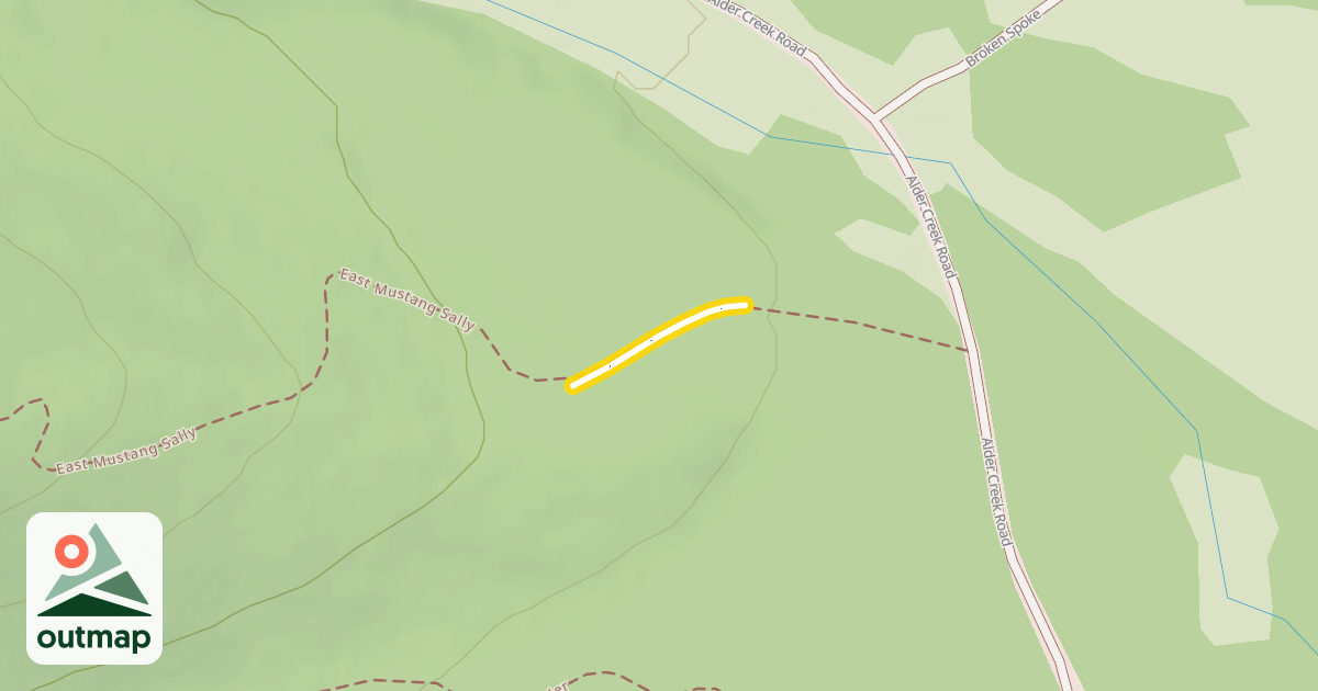 Map of East Mustang Sally