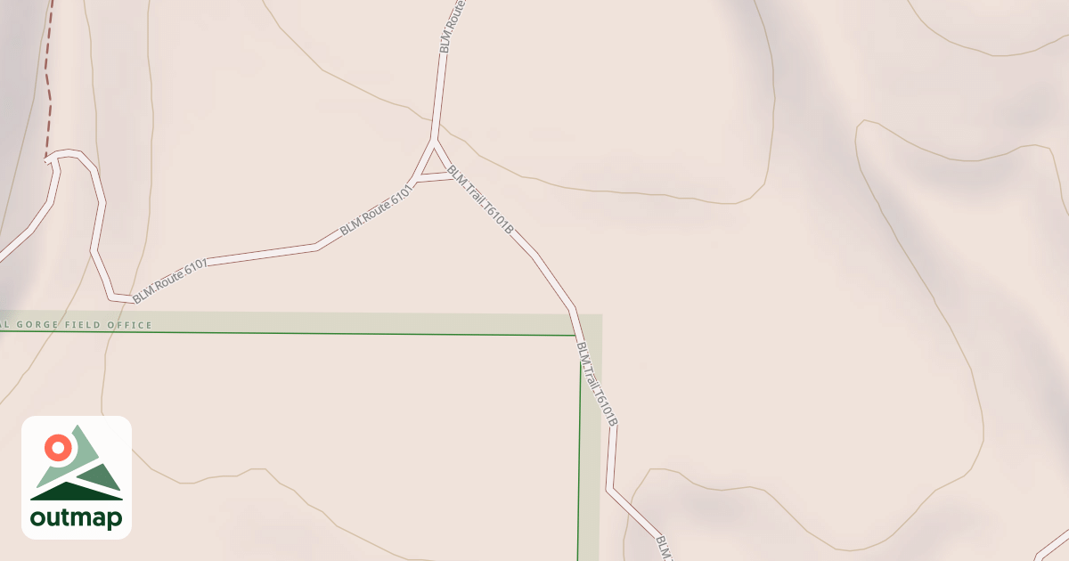 Map of Blm T6101b