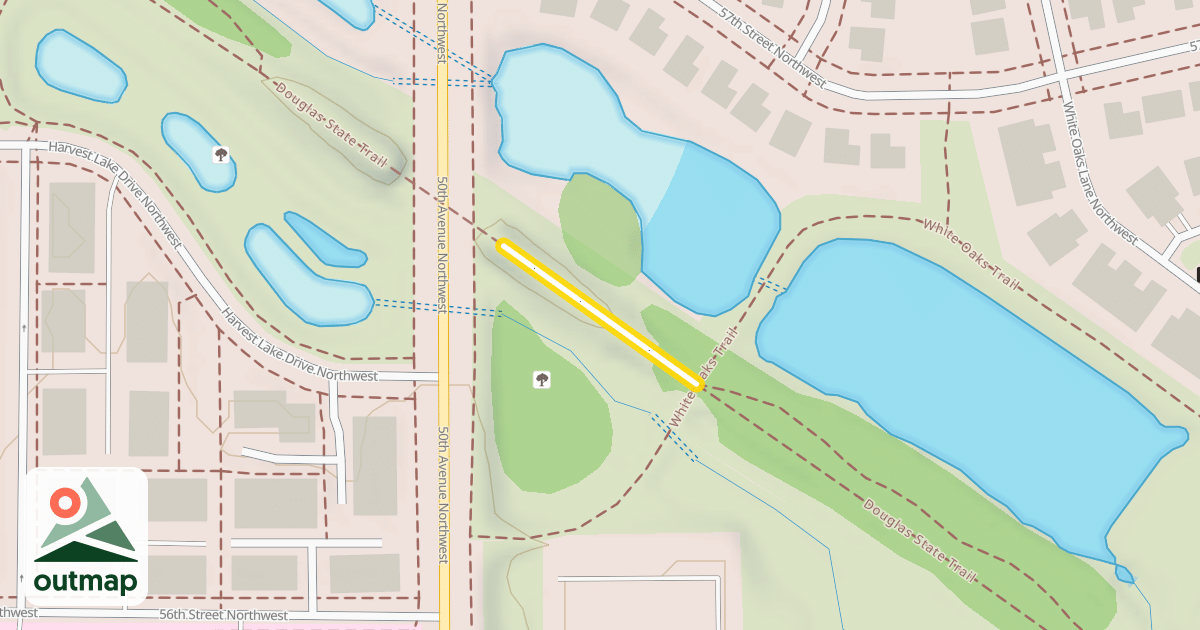 Map of Douglas State Trail
