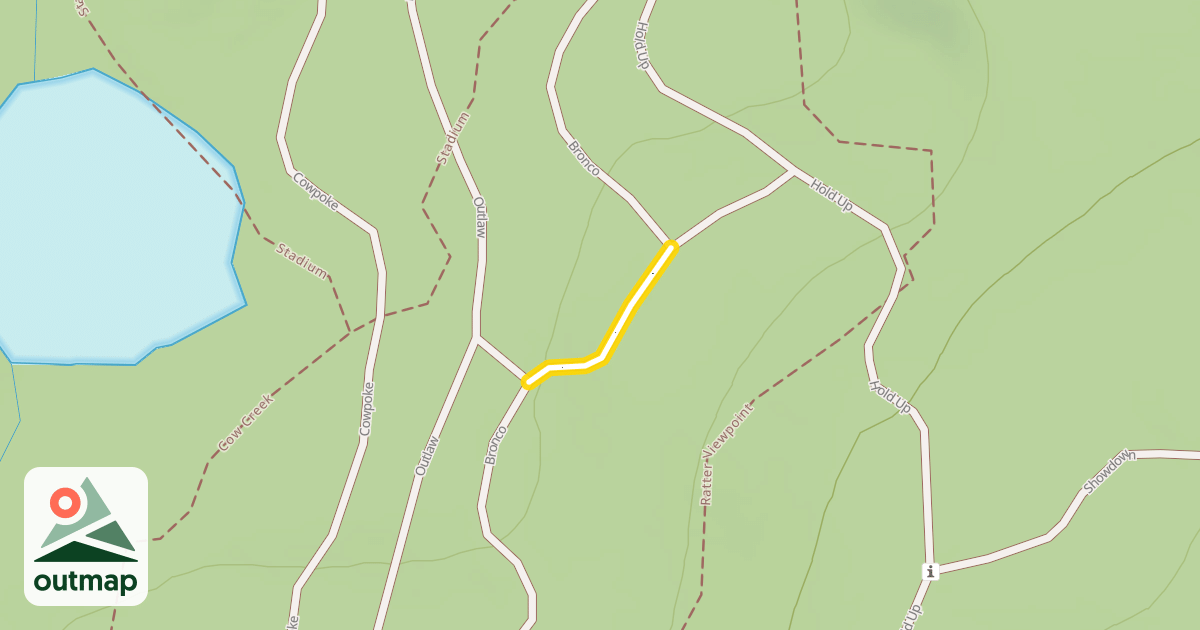 Map of Bronco