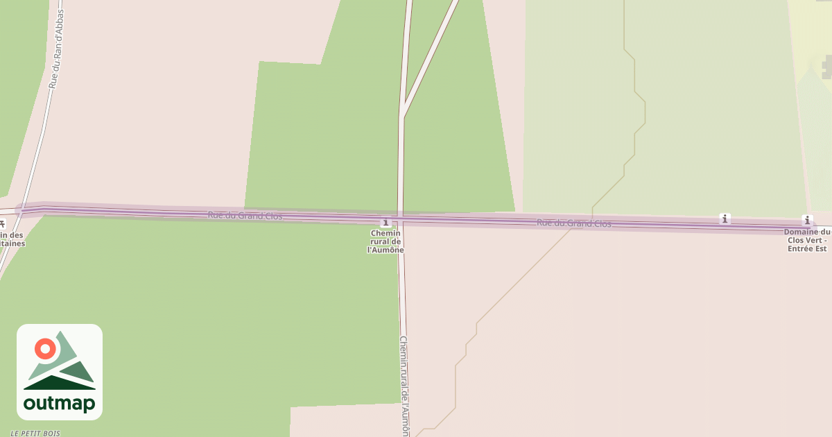 Map of Rue du Grand Clos