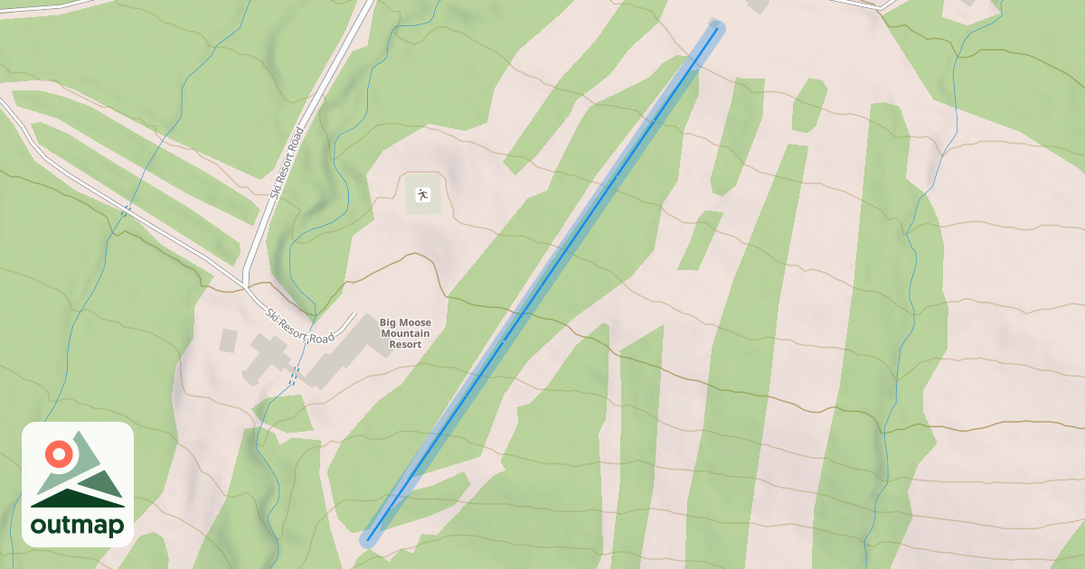 Map of Bog Brook
