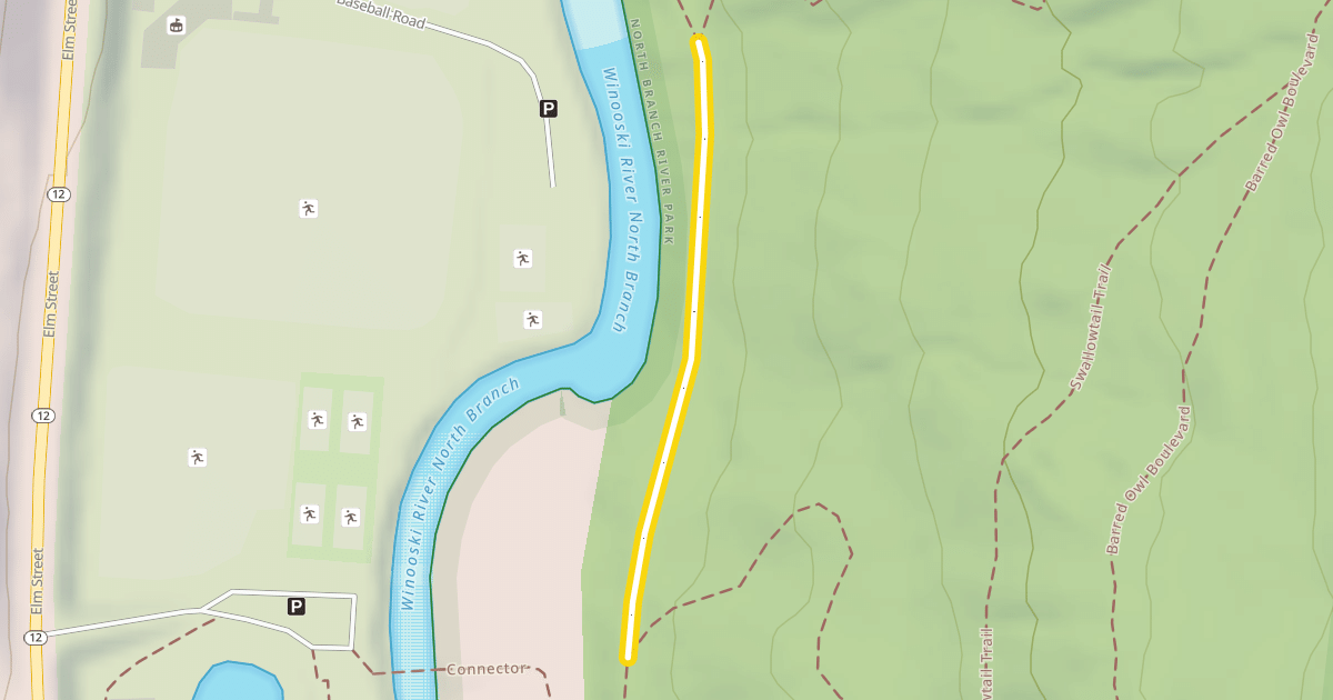 Map preview of North Branch River Path