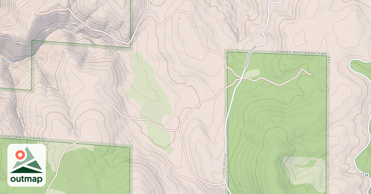 Map of COTTAGE HOME CREEK