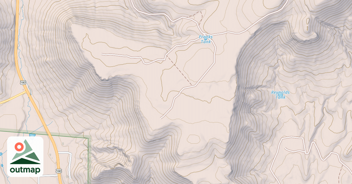 Map of DRY VALLEY TS