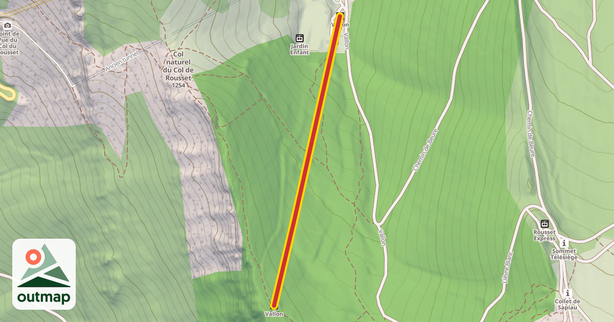Map of Vallon