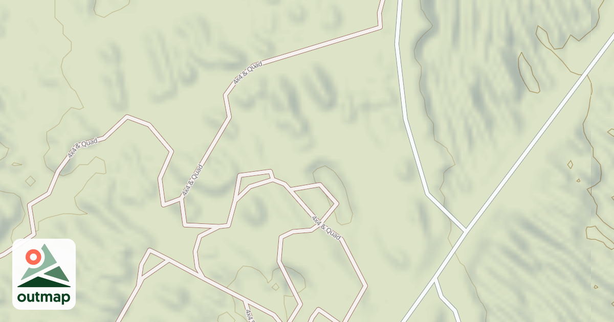 Map of Interlake State Recreation Area Trails