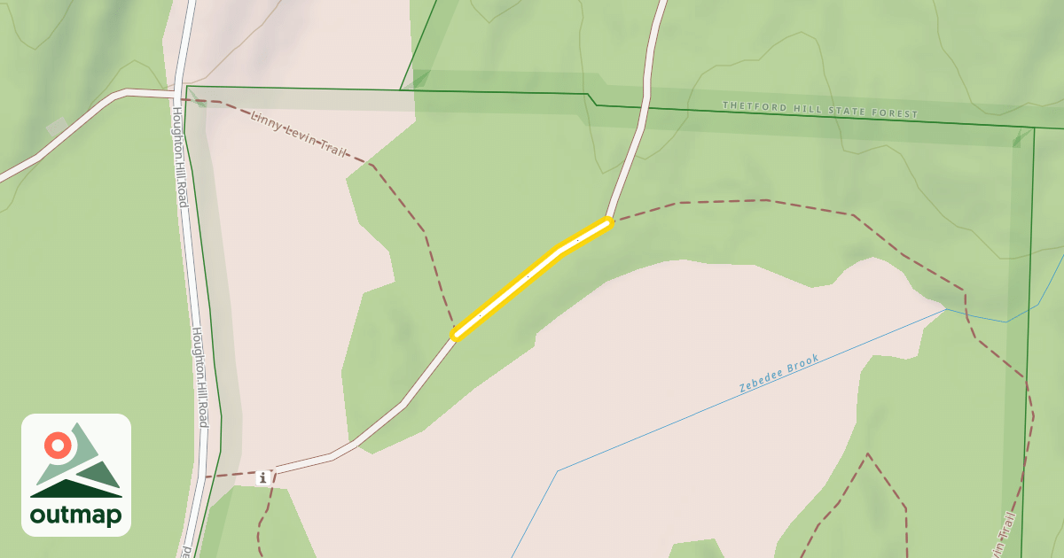 Map of Linny Levin Trail