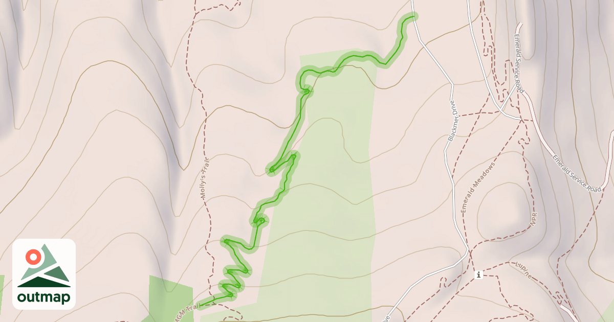 Map of Orton Trail