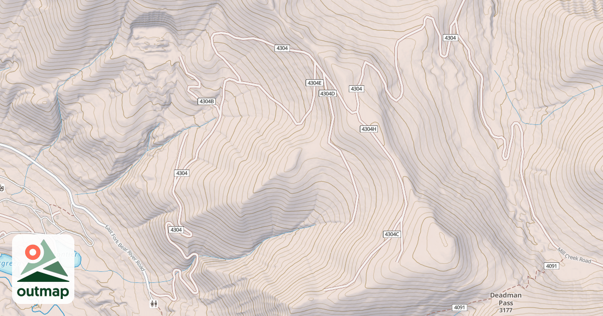 Map of Deadman South Atv