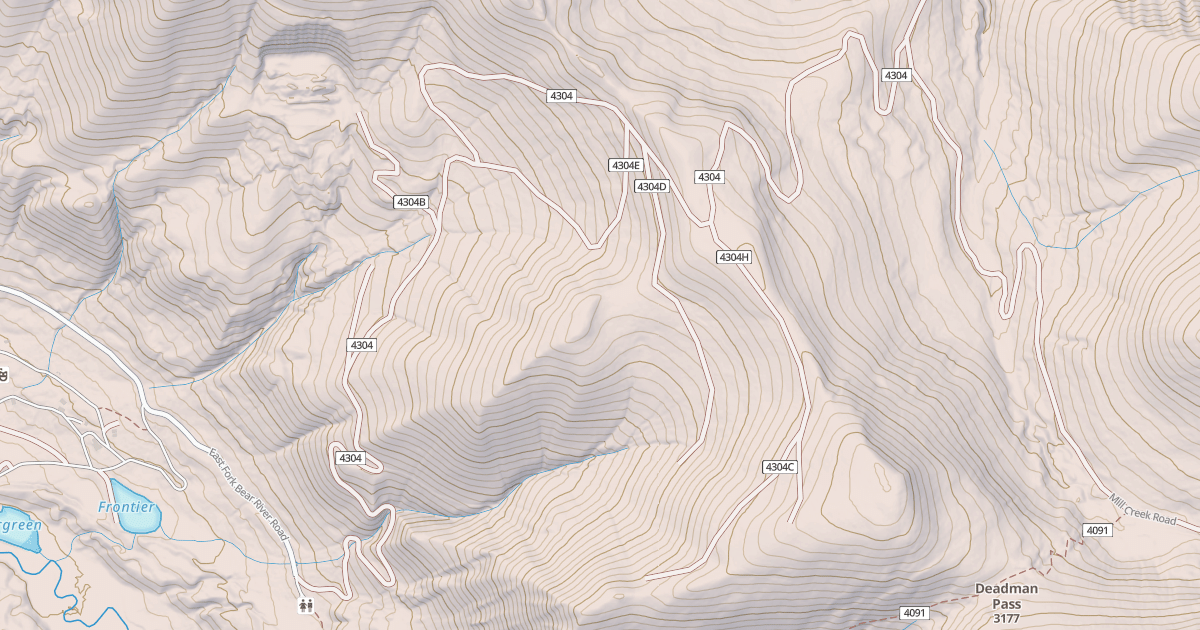 Map preview of Deadman South Atv