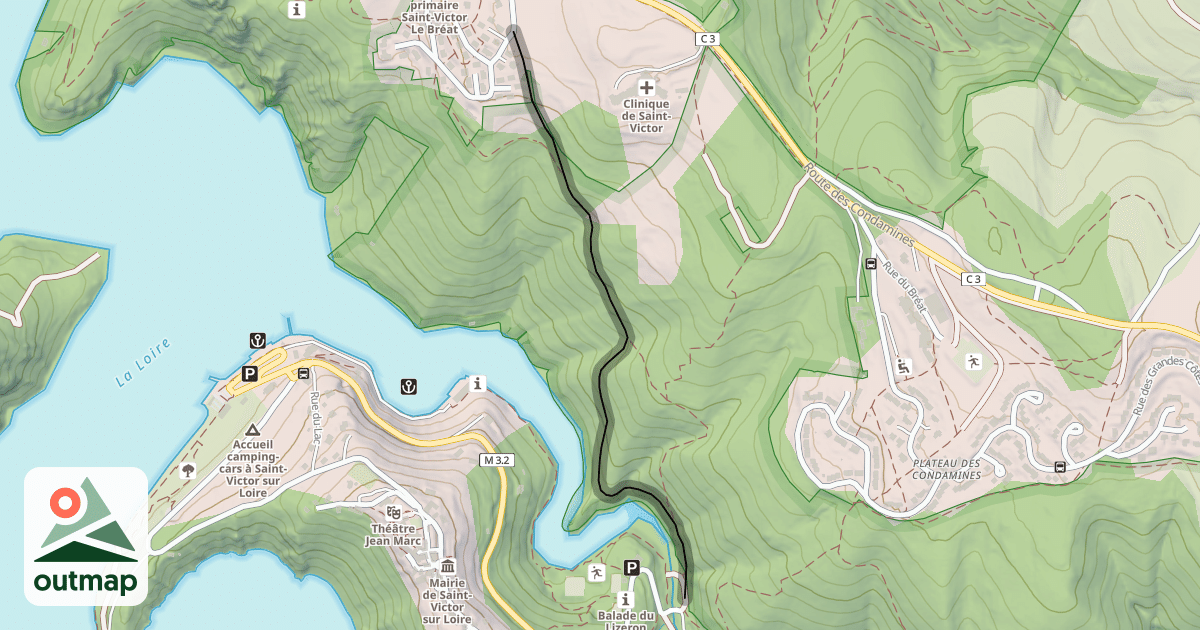 Map of Chemin de Messe