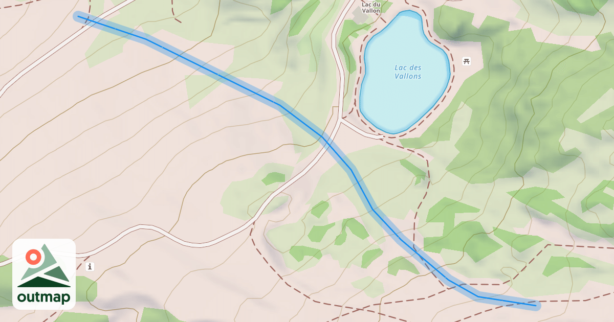 Map of Variante Gaboureaux