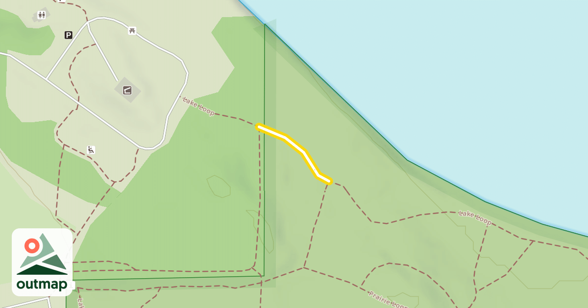 Map of Lake Loop
