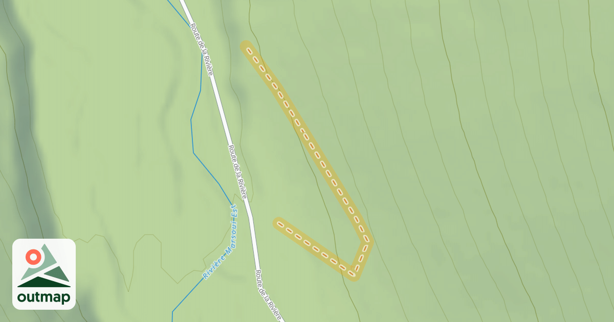 Map of Accès à Marsoui