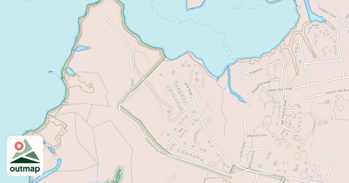 Map of HOLLAND POINT