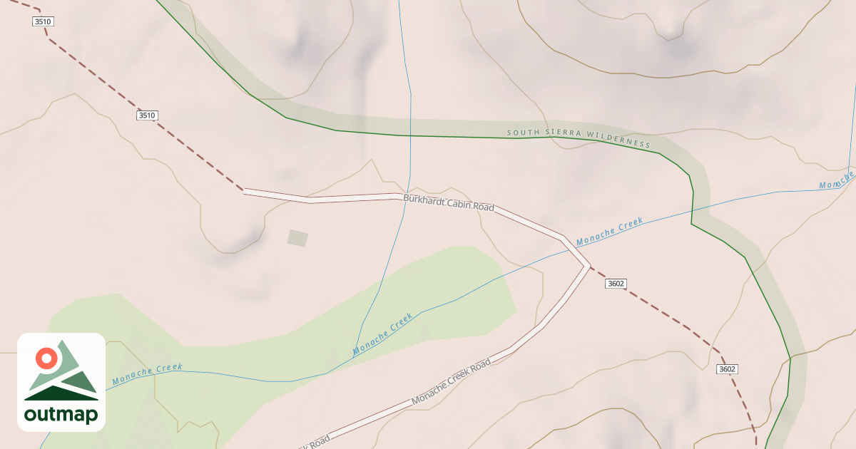 Map of BURKHARDT CABIN