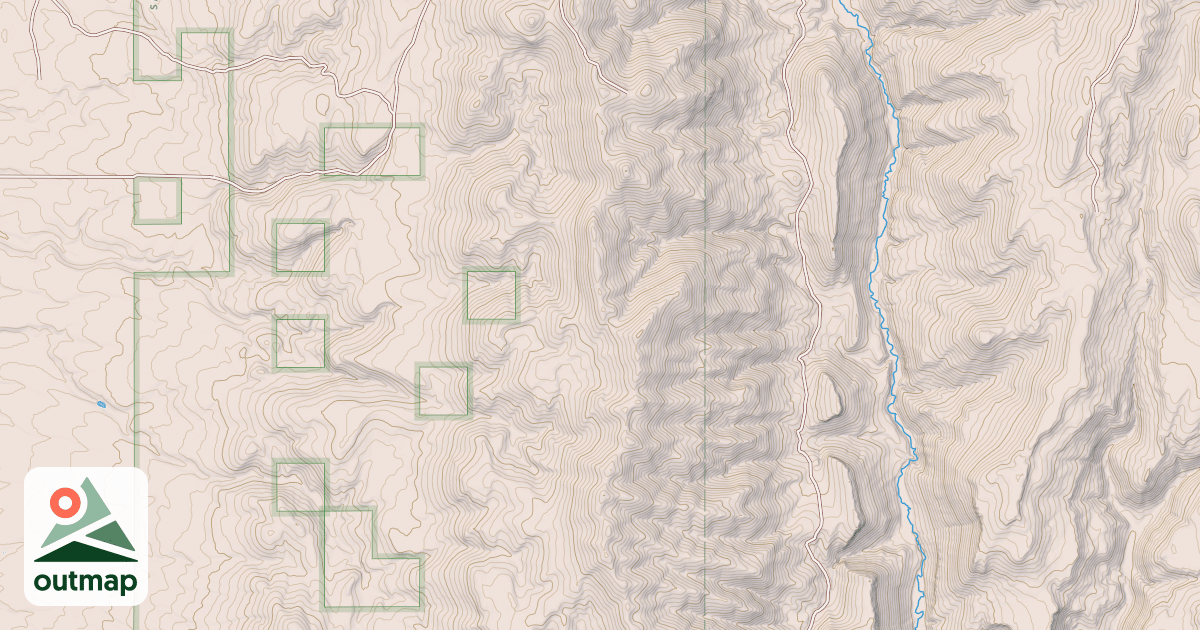 Map of DEADLINE RIDGE
