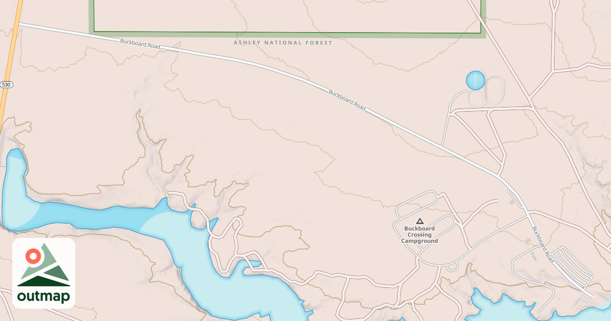 Map of BUCKBOARD CROSSING