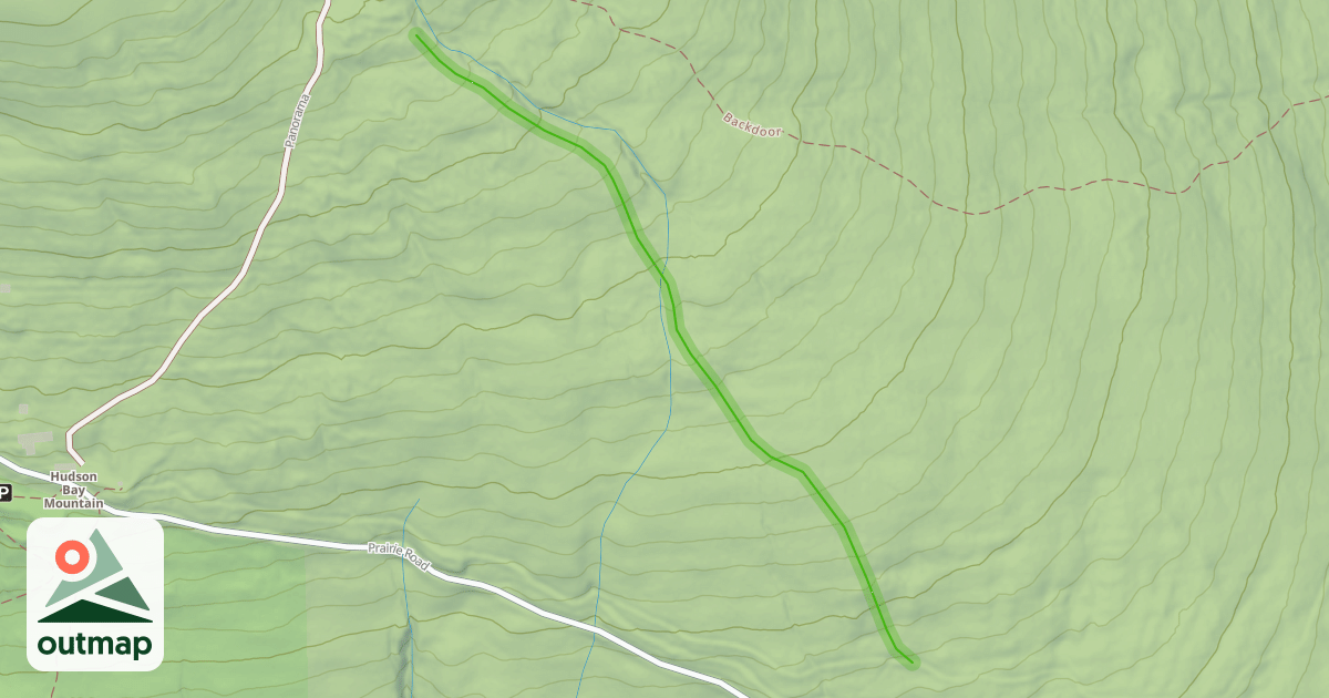 Map of Alpine Way